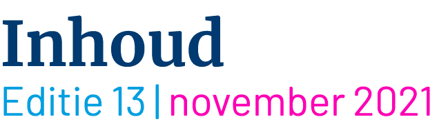 Inhoud Editie 13    november 2021