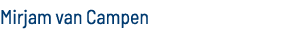 Mirjam van Campen