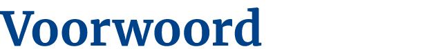 Voorwoord